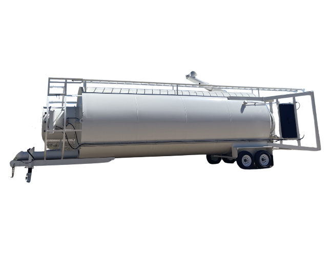 Holcombe Mixers Low Profile Portable Silo for Cement Storage 350 - 1,200 BBL